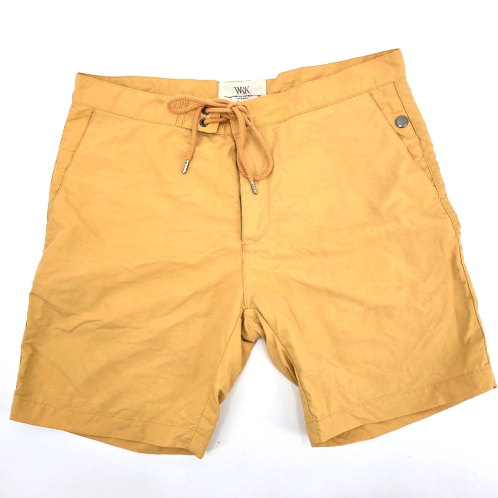 WRK Work.Rest.Karma Soft Yellow Swim Trunks Size 32